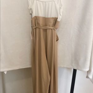 New with Tags. Leith womens tie waist jumpsuit.